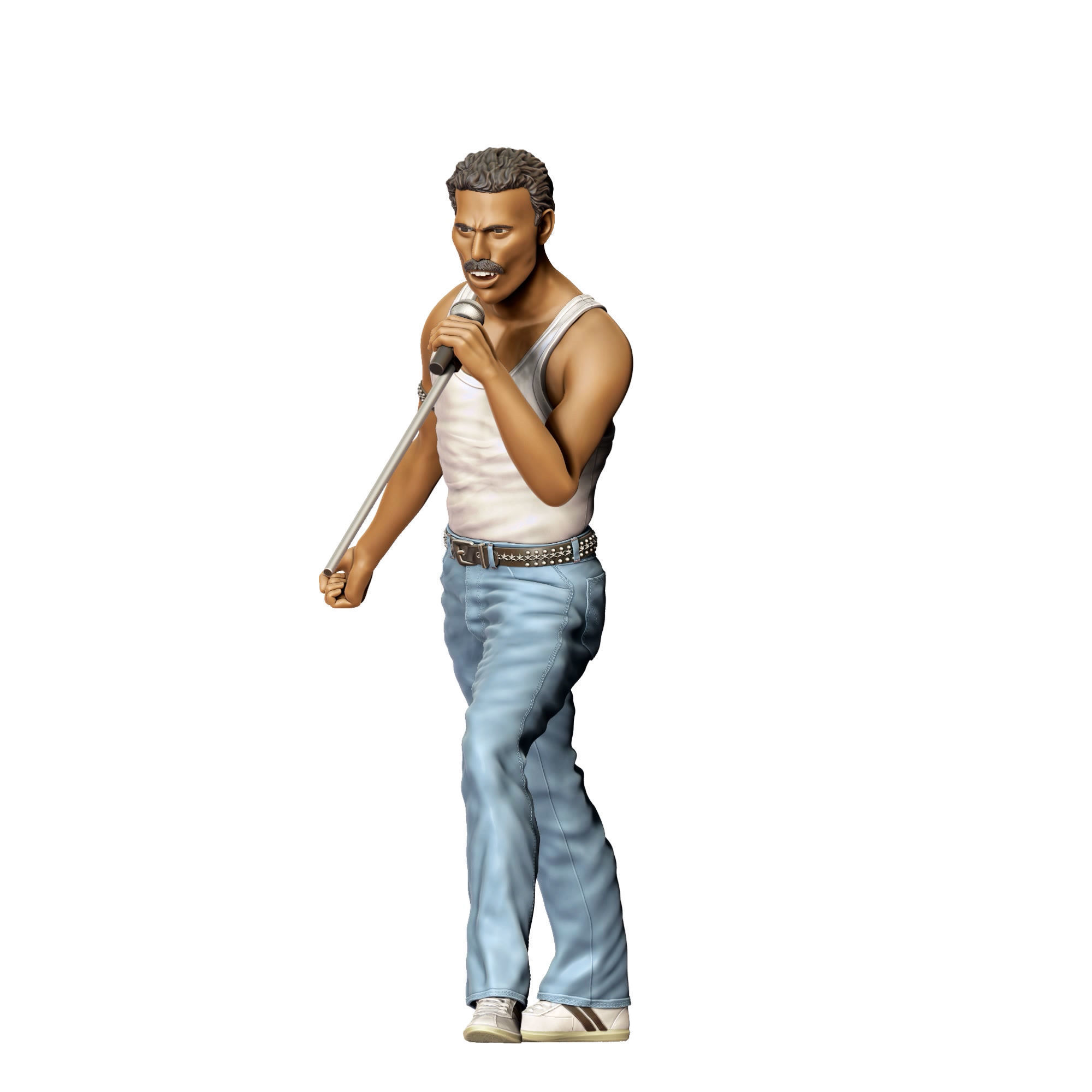 N1 Queen music band Freddie Mercury 3D print model_22