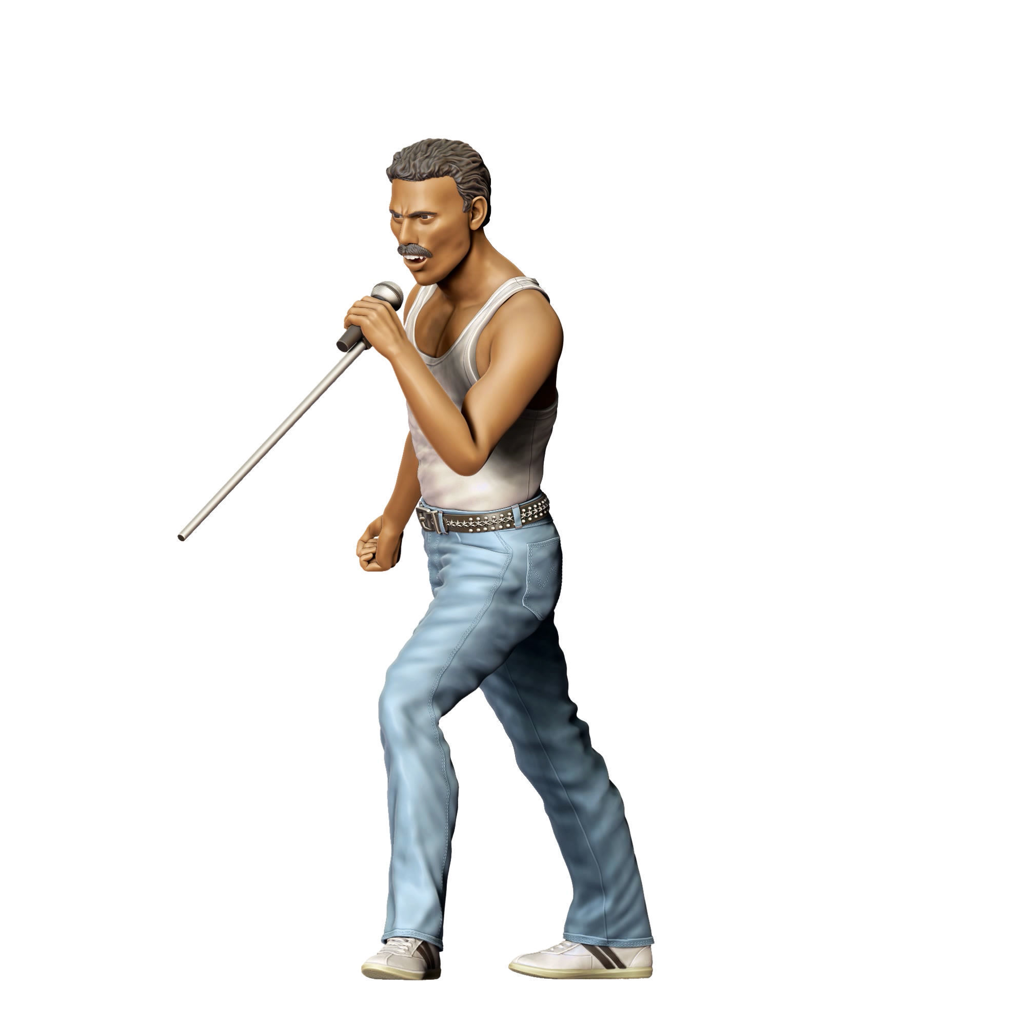 N1 Queen music band Freddie Mercury 3D print model_21