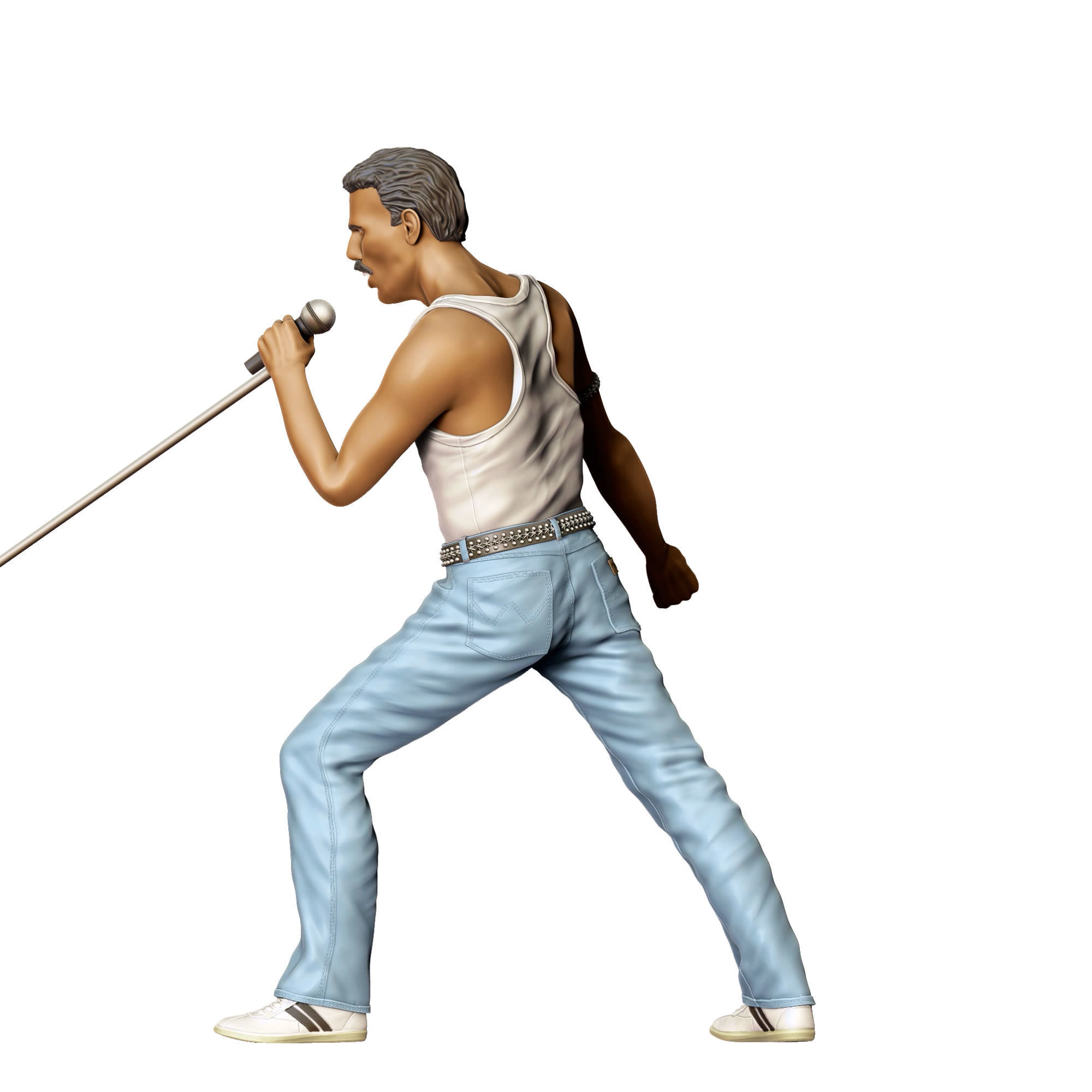 N1 Queen music band Freddie Mercury 3D print model_17