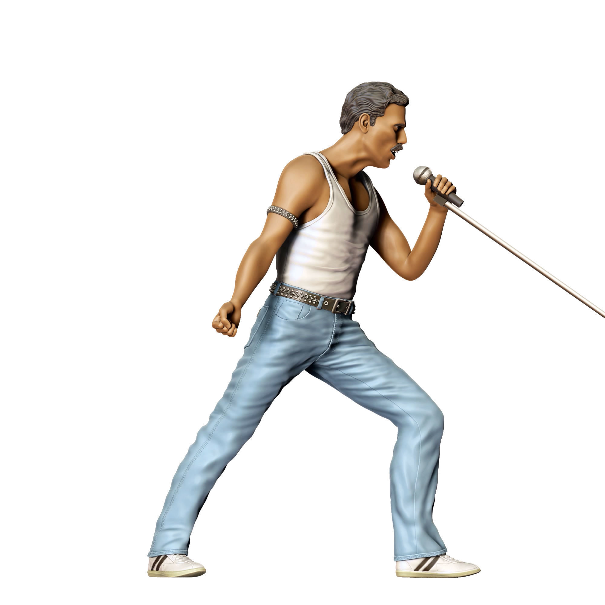 N1 Queen music band Freddie Mercury 3D print model_5