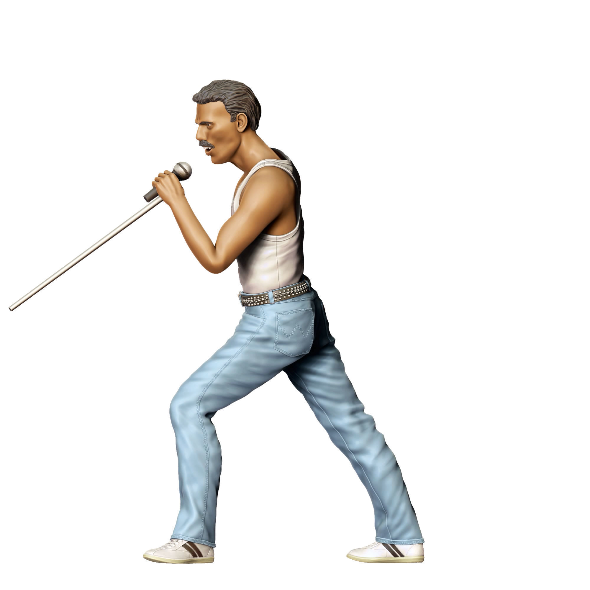 N1 Queen music band Freddie Mercury 3D print model_19