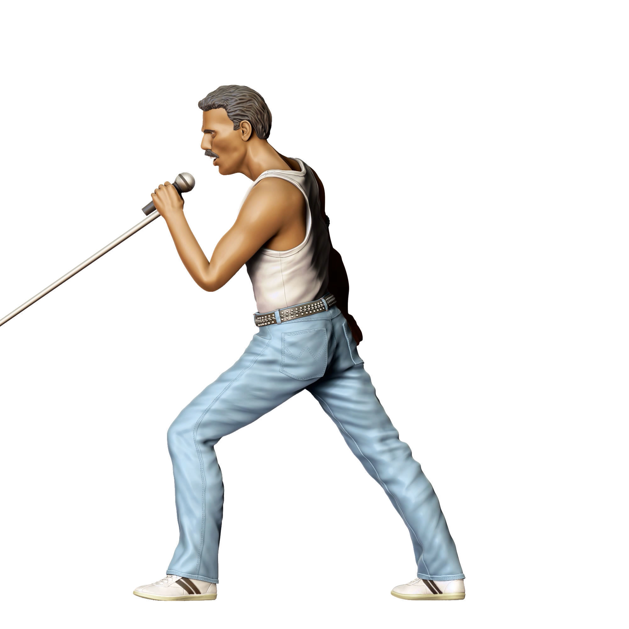 N1 Queen music band Freddie Mercury 3D print model_18