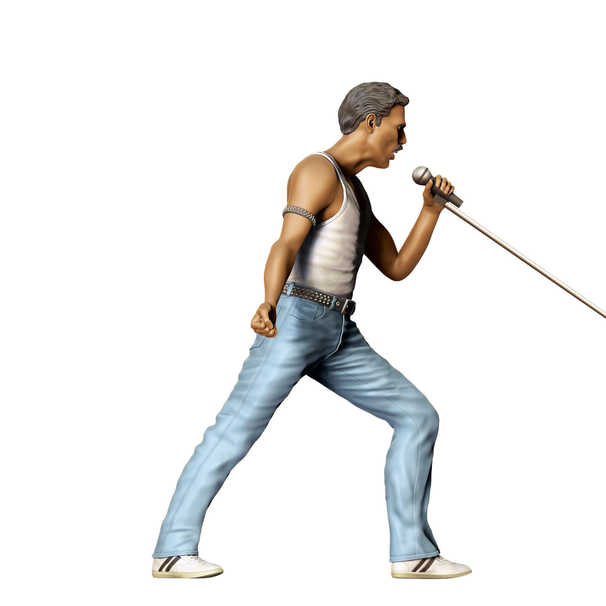 N1 Queen music band Freddie Mercury 3D print model_6