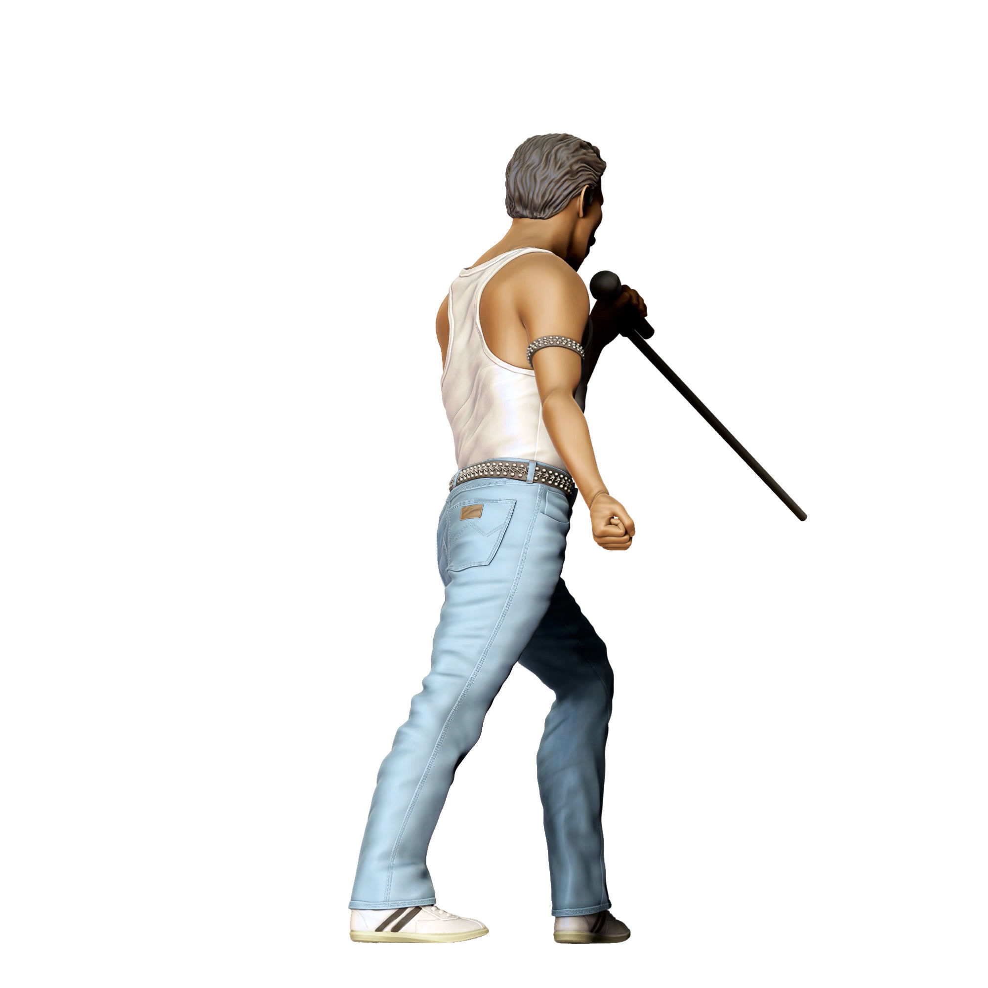 N1 Queen music band Freddie Mercury 3D print model_9