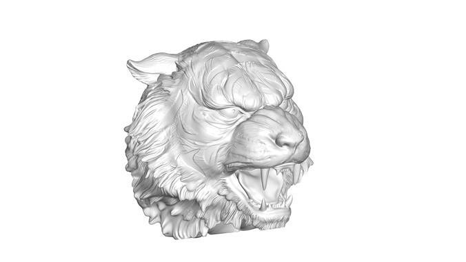 tigger head 3D model