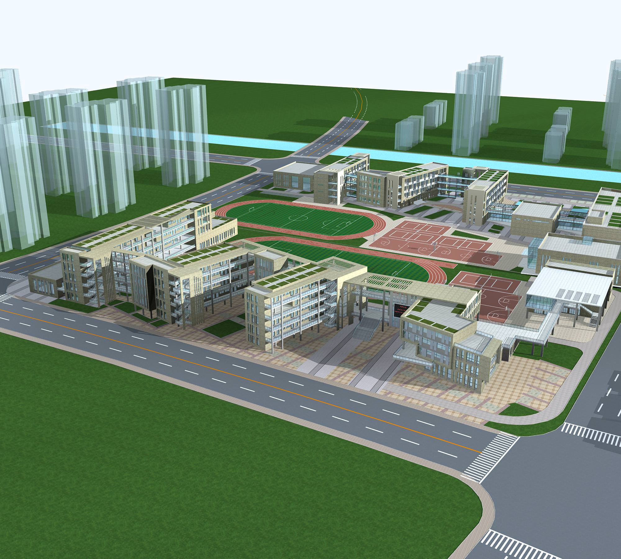 School Building Collection 50 items Vol1  3D model_18