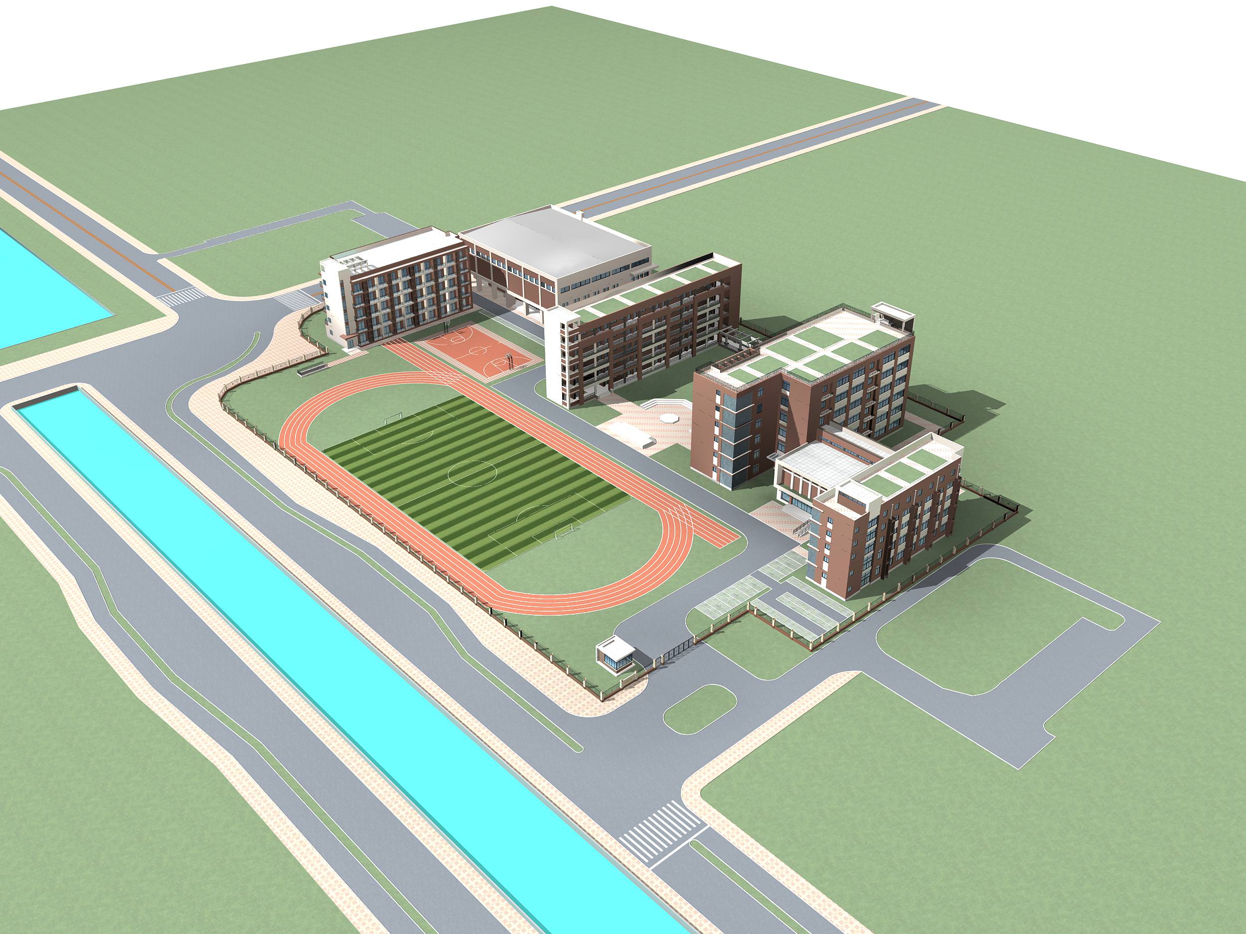 School Building Collection 50 items Vol1  3D model_9