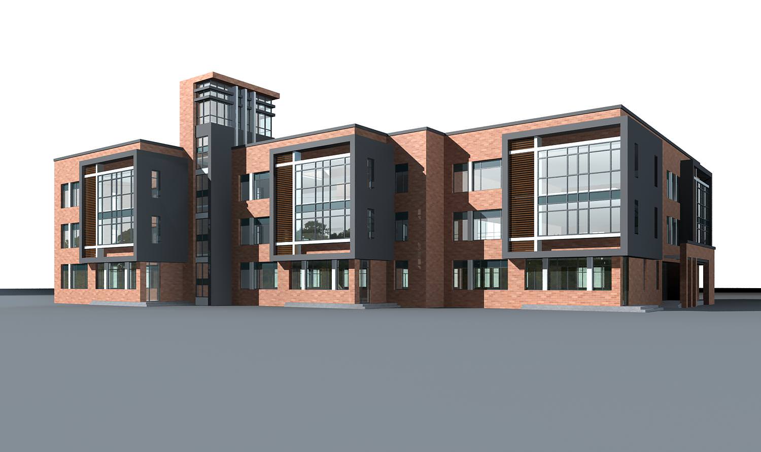 School Building Collection 50 items Vol1  3D model_16