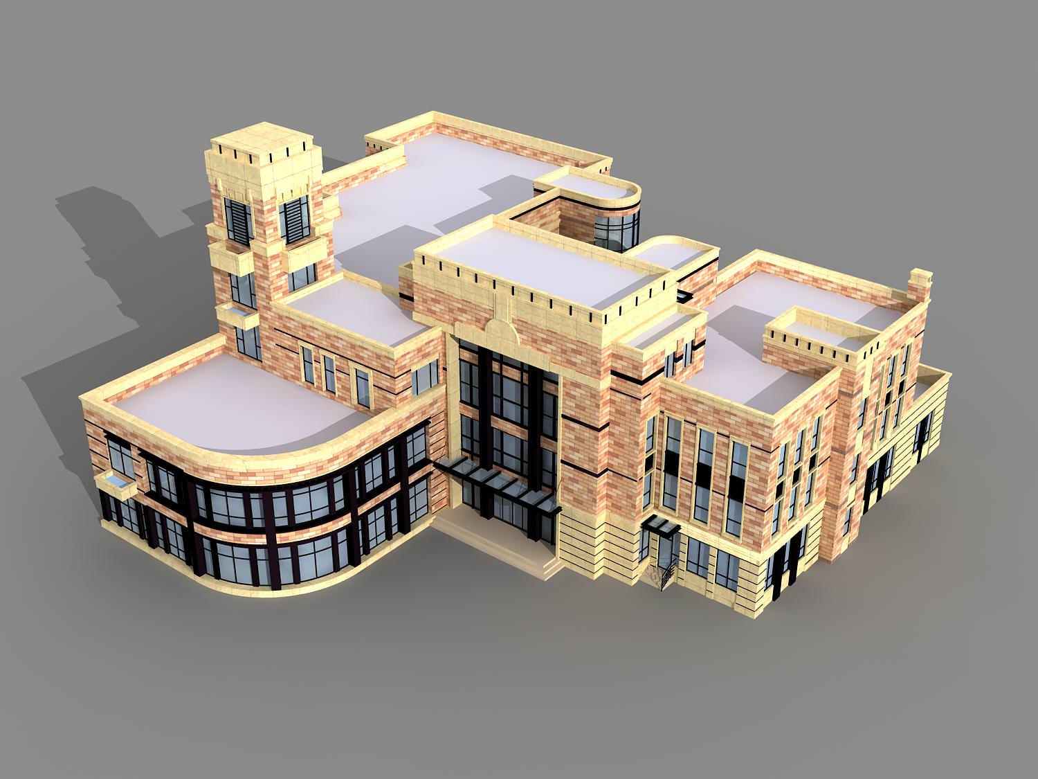 School Building Collection 50 items Vol1  3D model_3