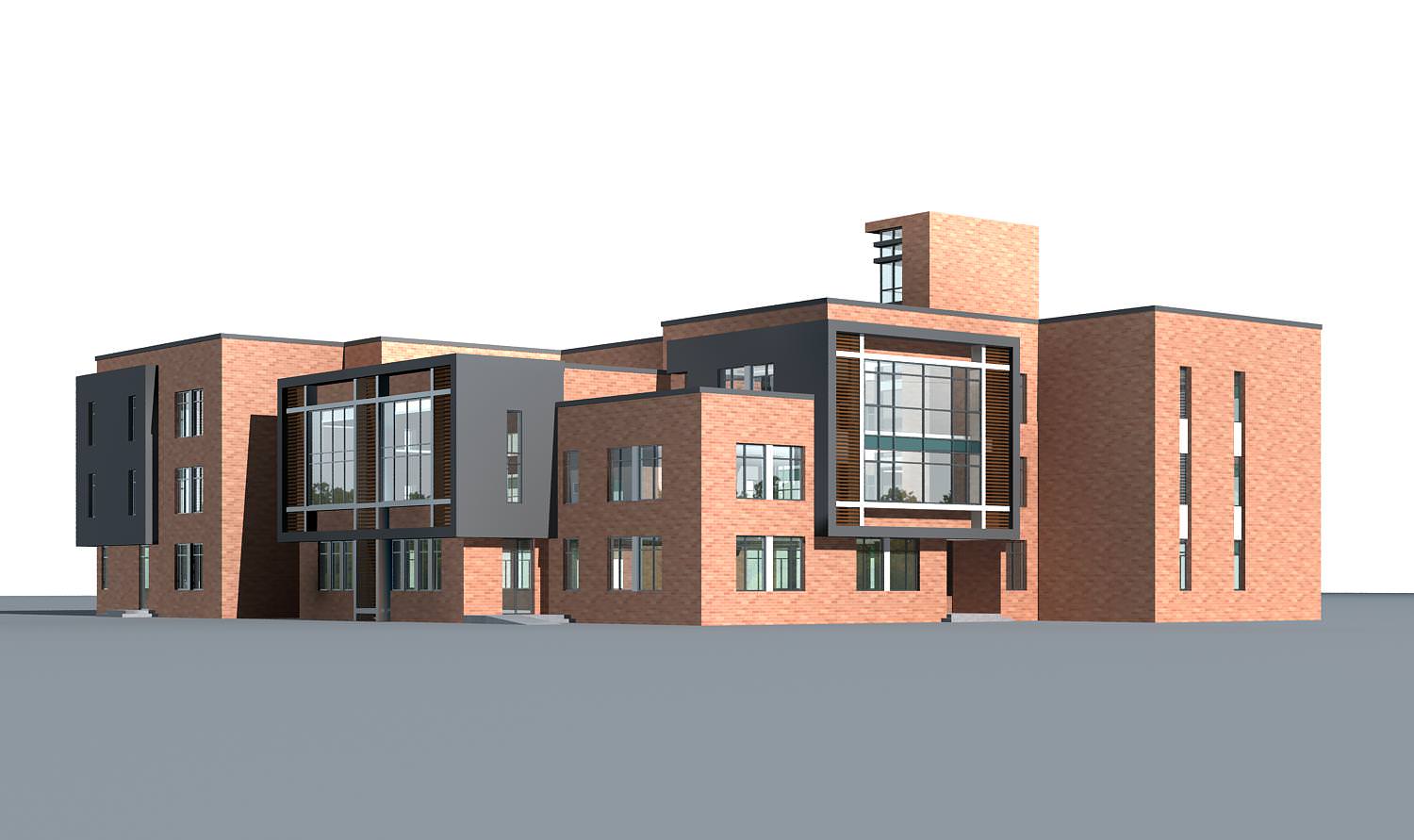 School Building Collection 50 items Vol1  3D model_17