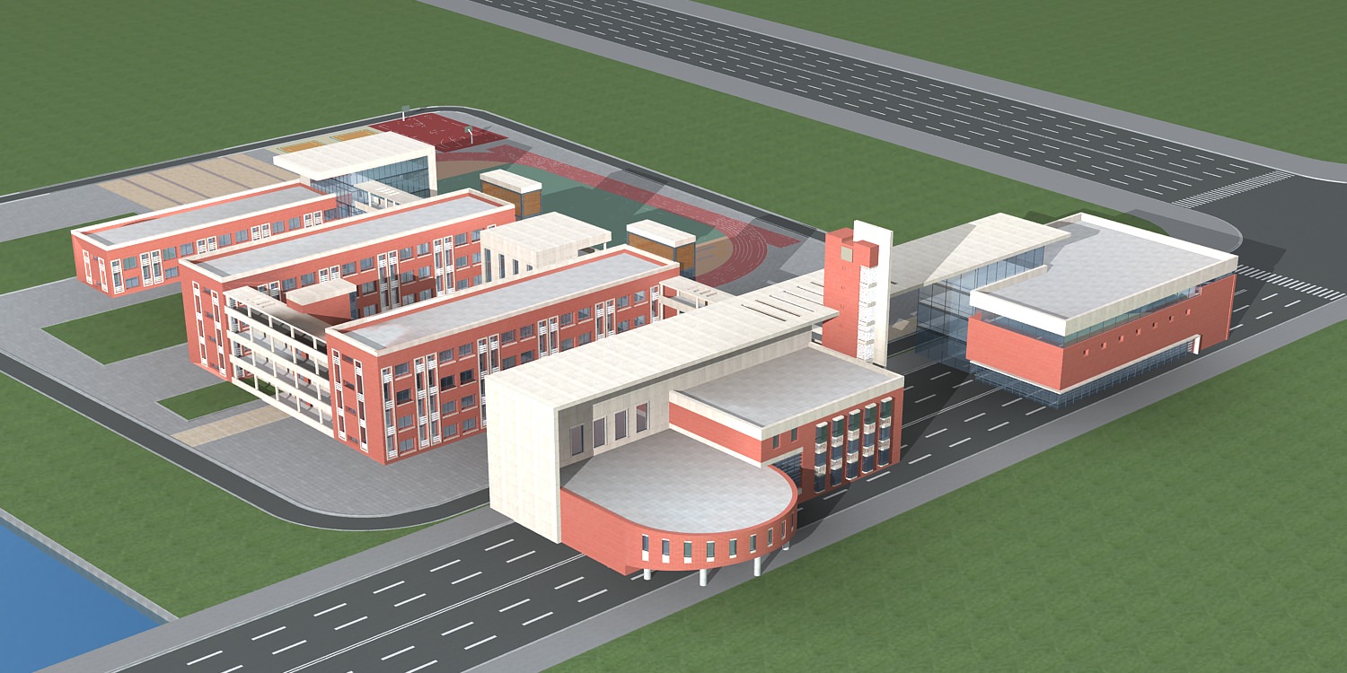 School Building Collection 50 items Vol1  3D model_47