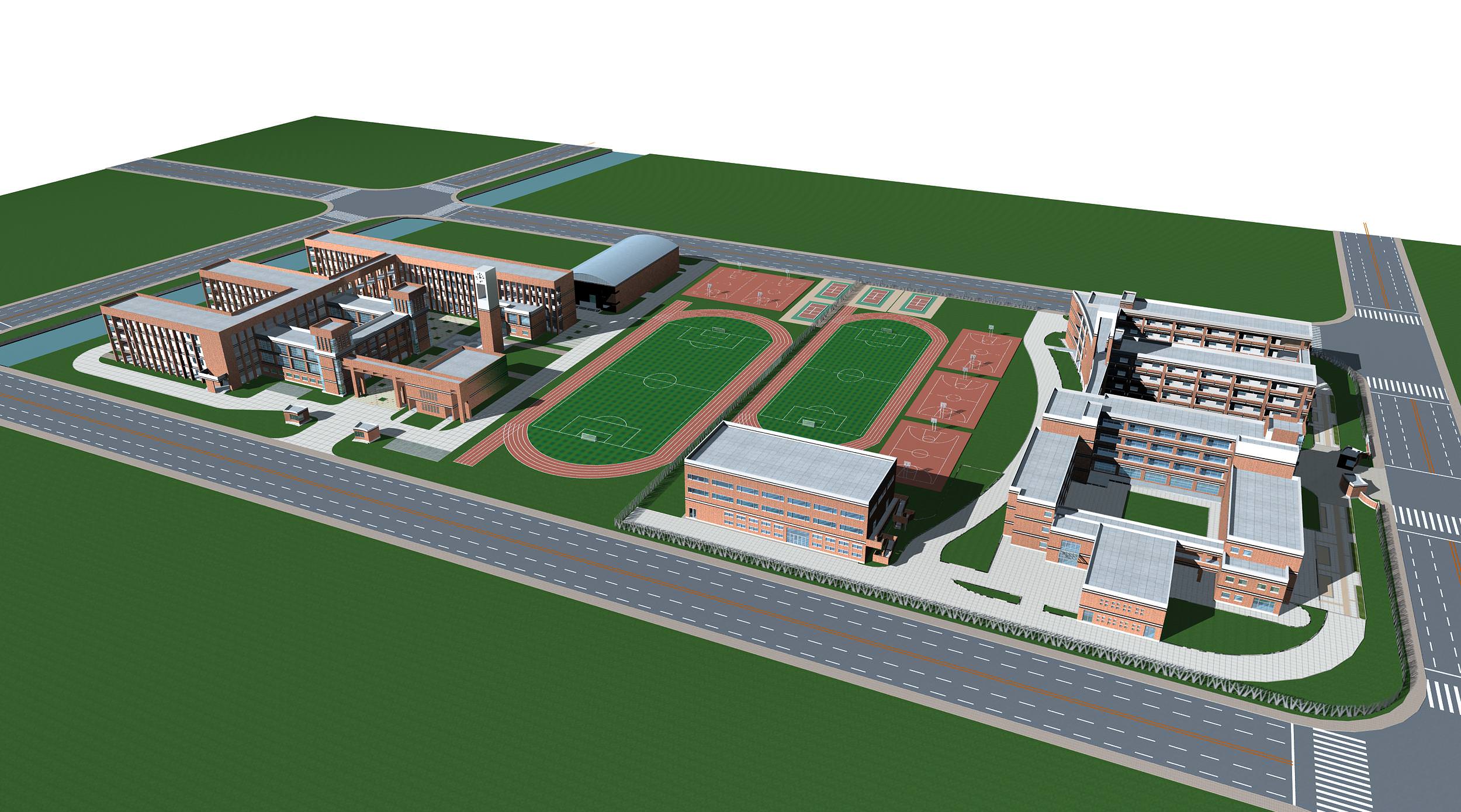 School Building Collection 50 items Vol1  3D model_11