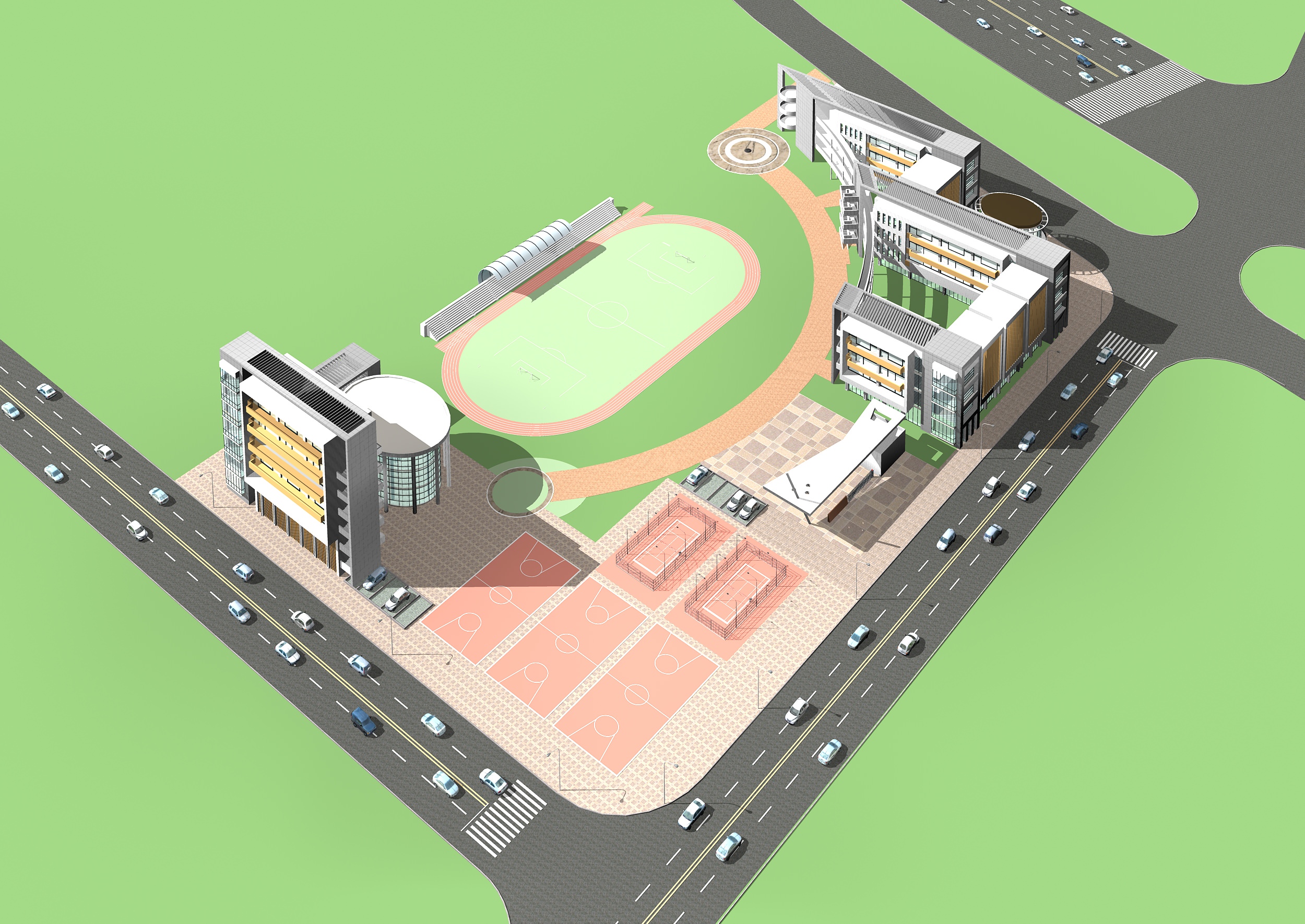 School Building Collection 50 items Vol1  3D model_25