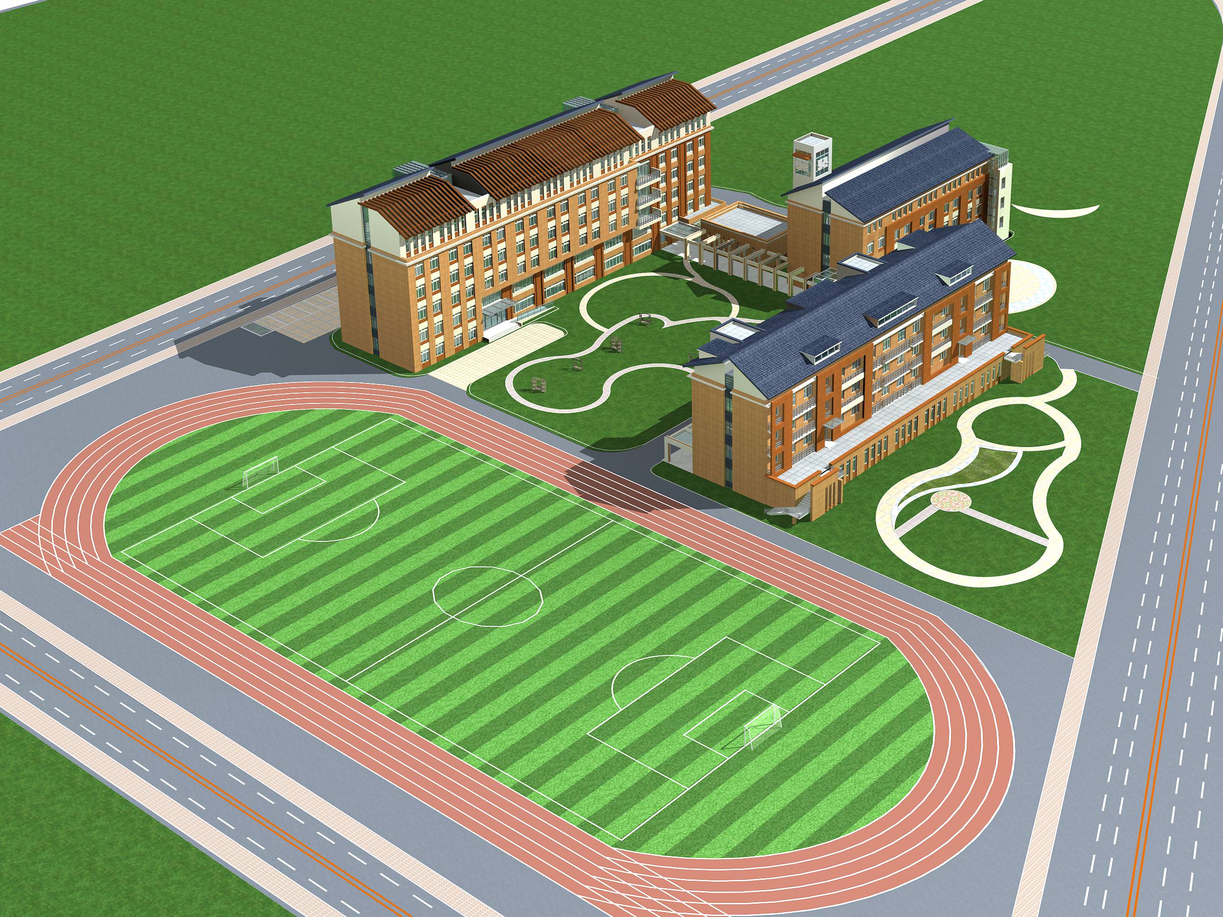 School Building Collection 50 items Vol1  3D model_22