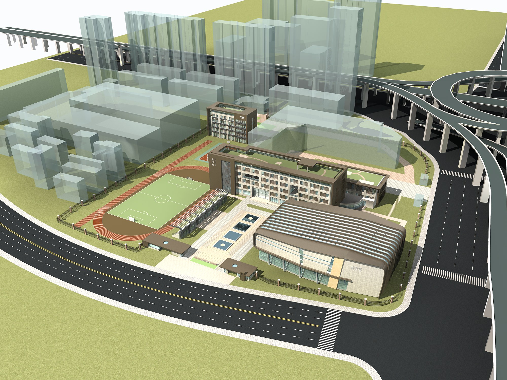 School Building Collection 50 items Vol1  3D model_46