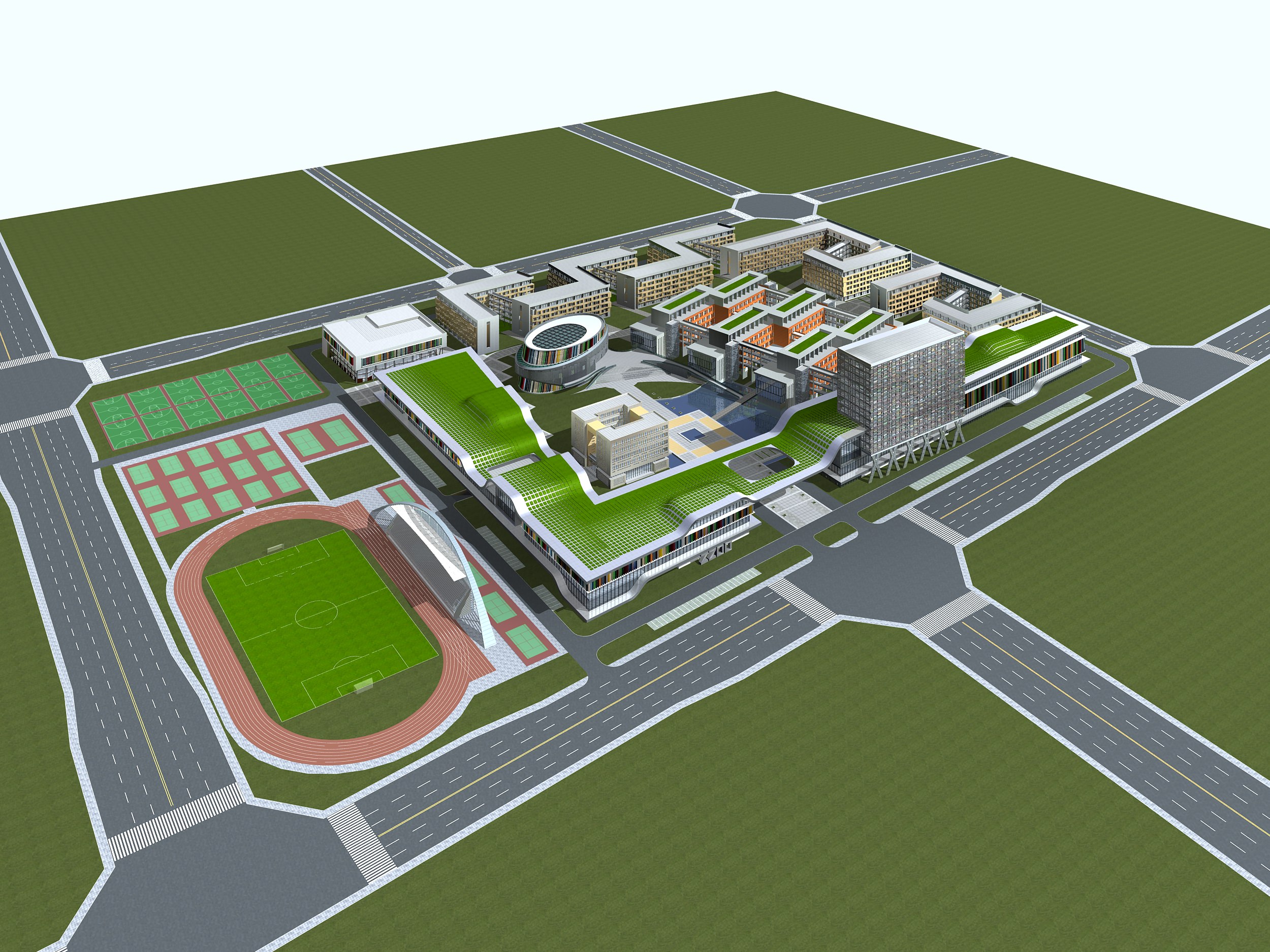 School Building Collection 50 items Vol1  3D model_35