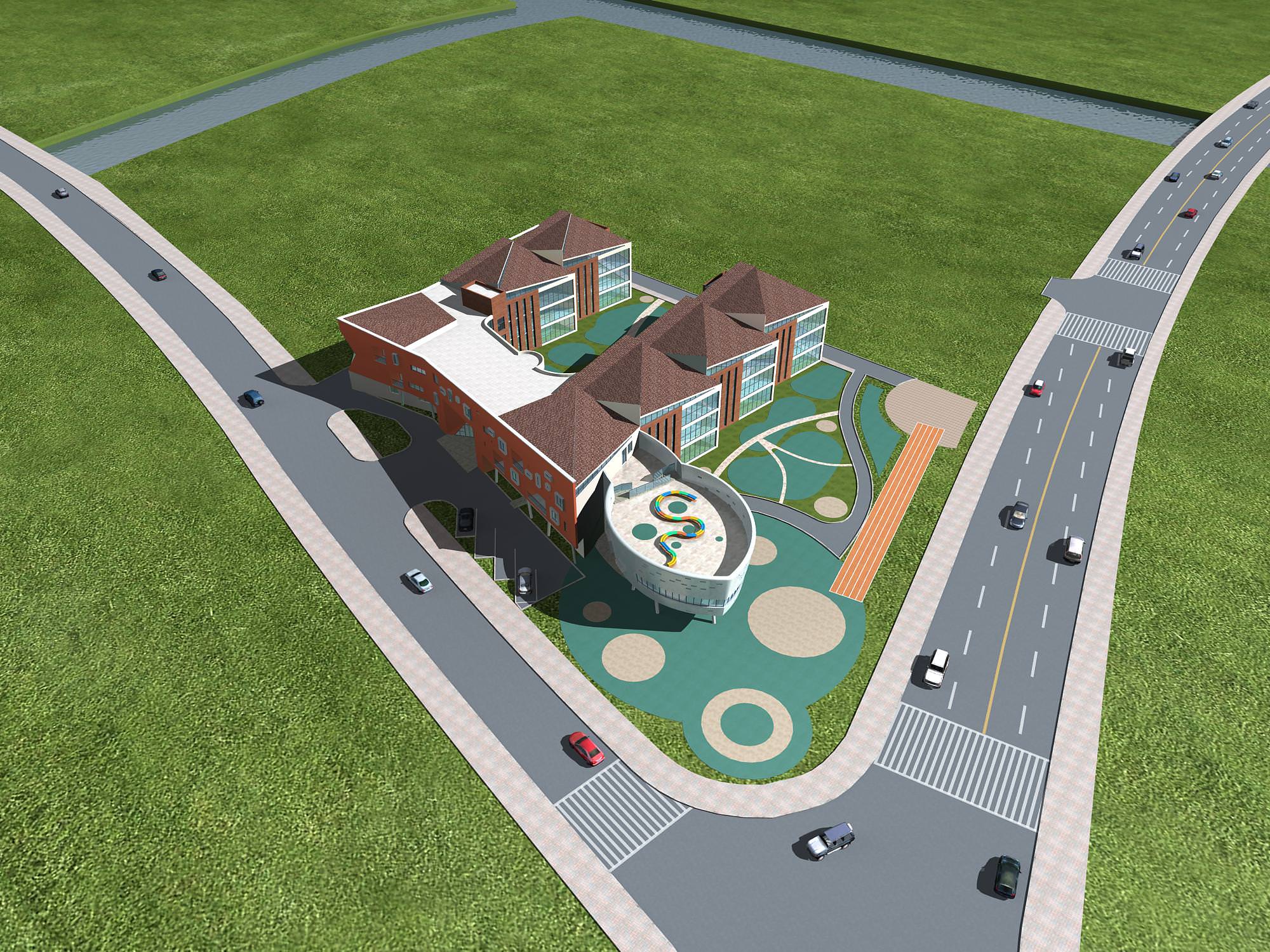 School Building Collection 50 items Vol1  3D model_21