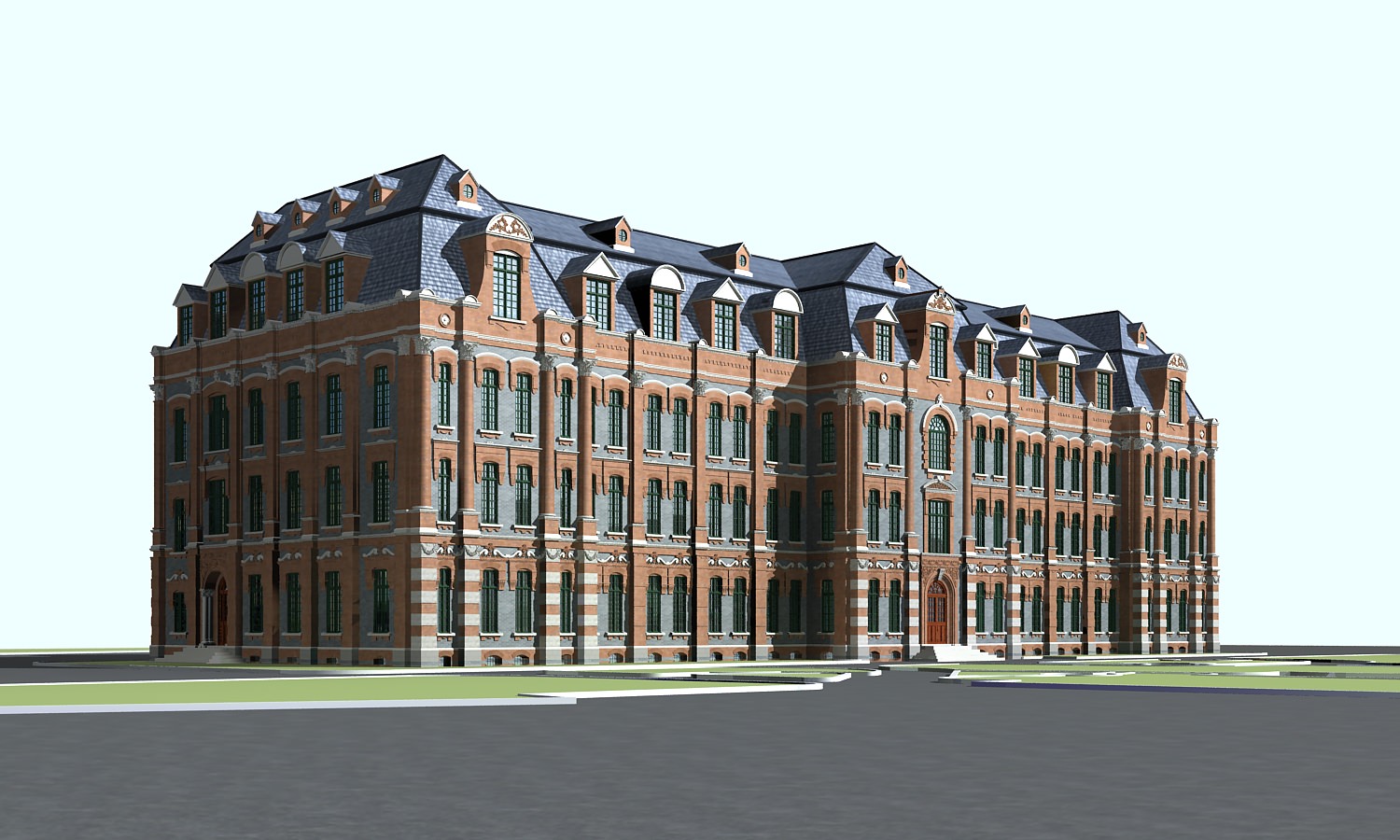 School Building Collection 50 items Vol1  3D model_26