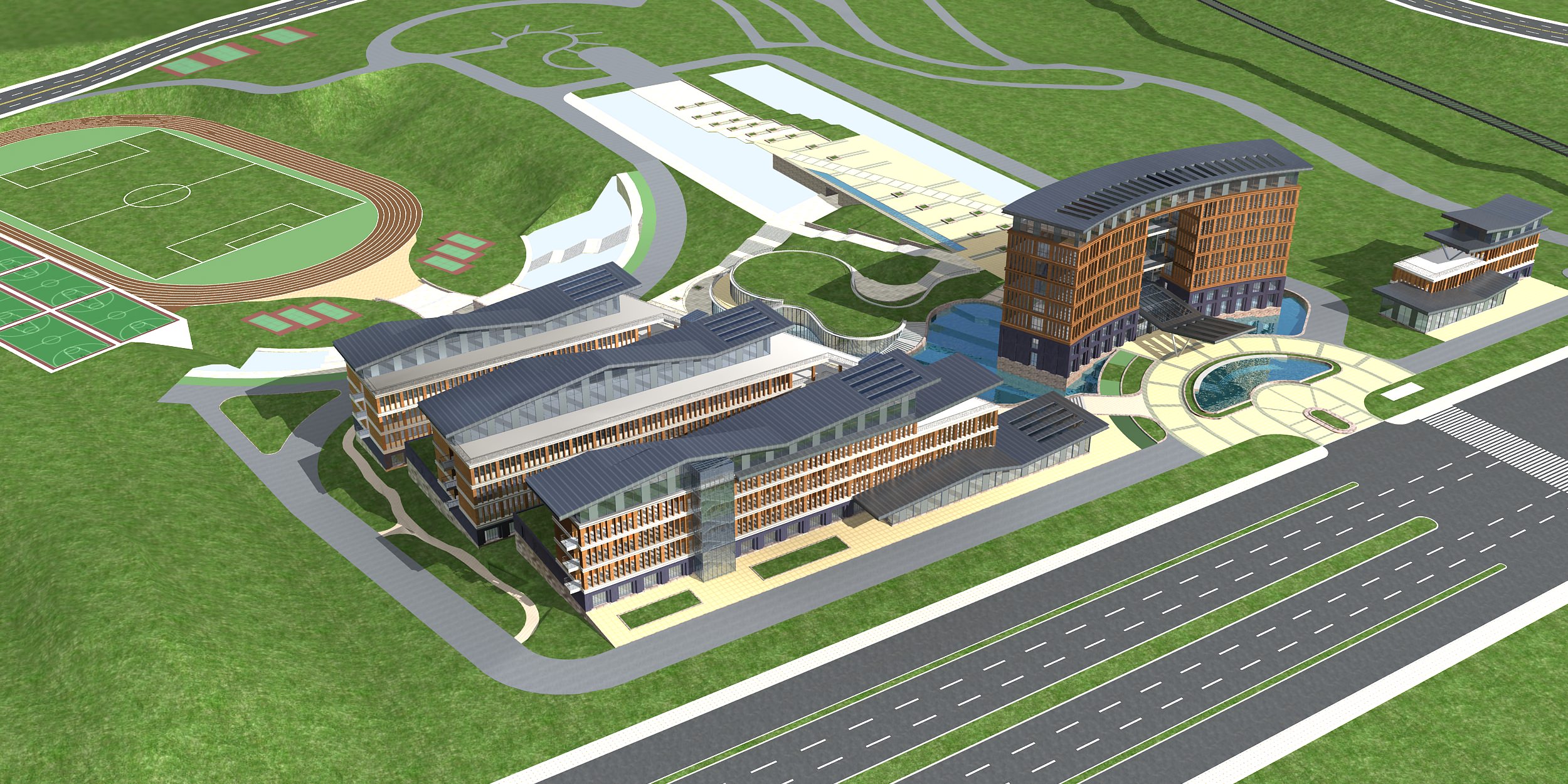 School Building Collection 50 items Vol1  3D model_33