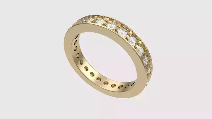 Classic Full Row Eternity Ring JDBCo