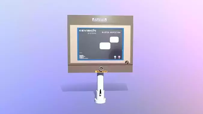HMI Panel Low-poly 3D model