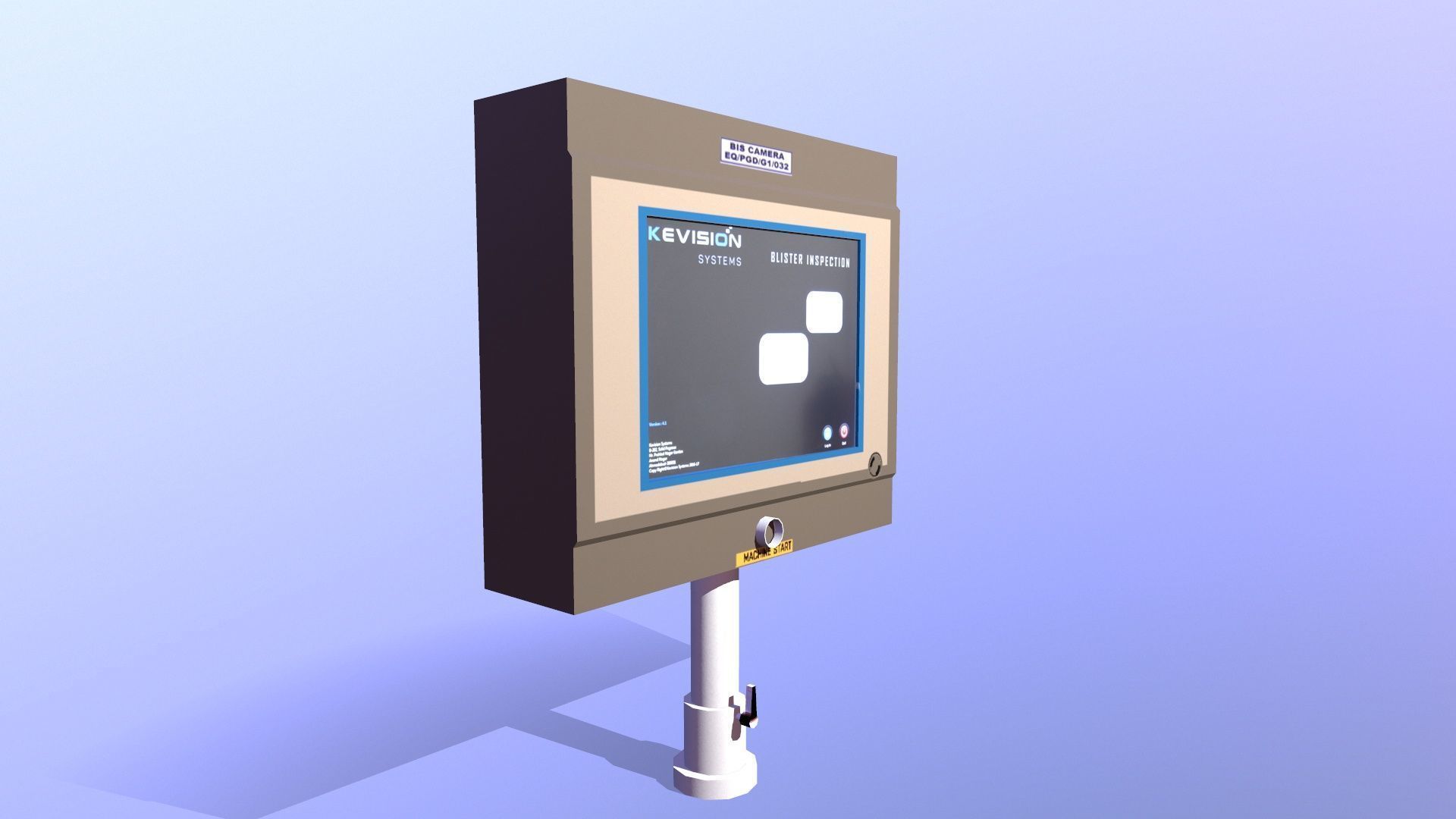 HMI Panel Low-poly 3D model_6