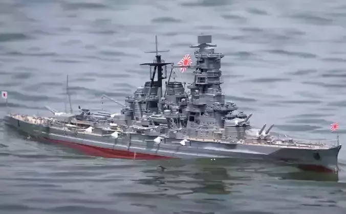 IJN KONGO RC Conversion 1-200 KIT BATTLESHIP KIT 3D MODEL 3D print model