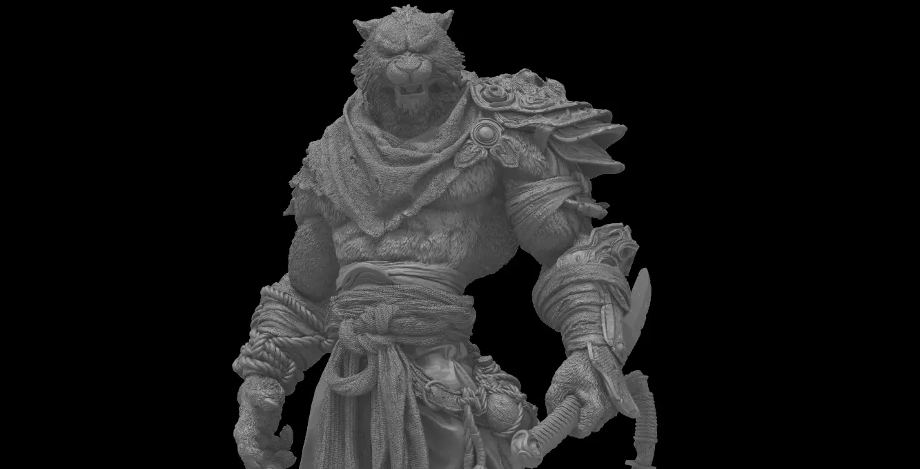 Black Myth Wukong Tiger 3D print model