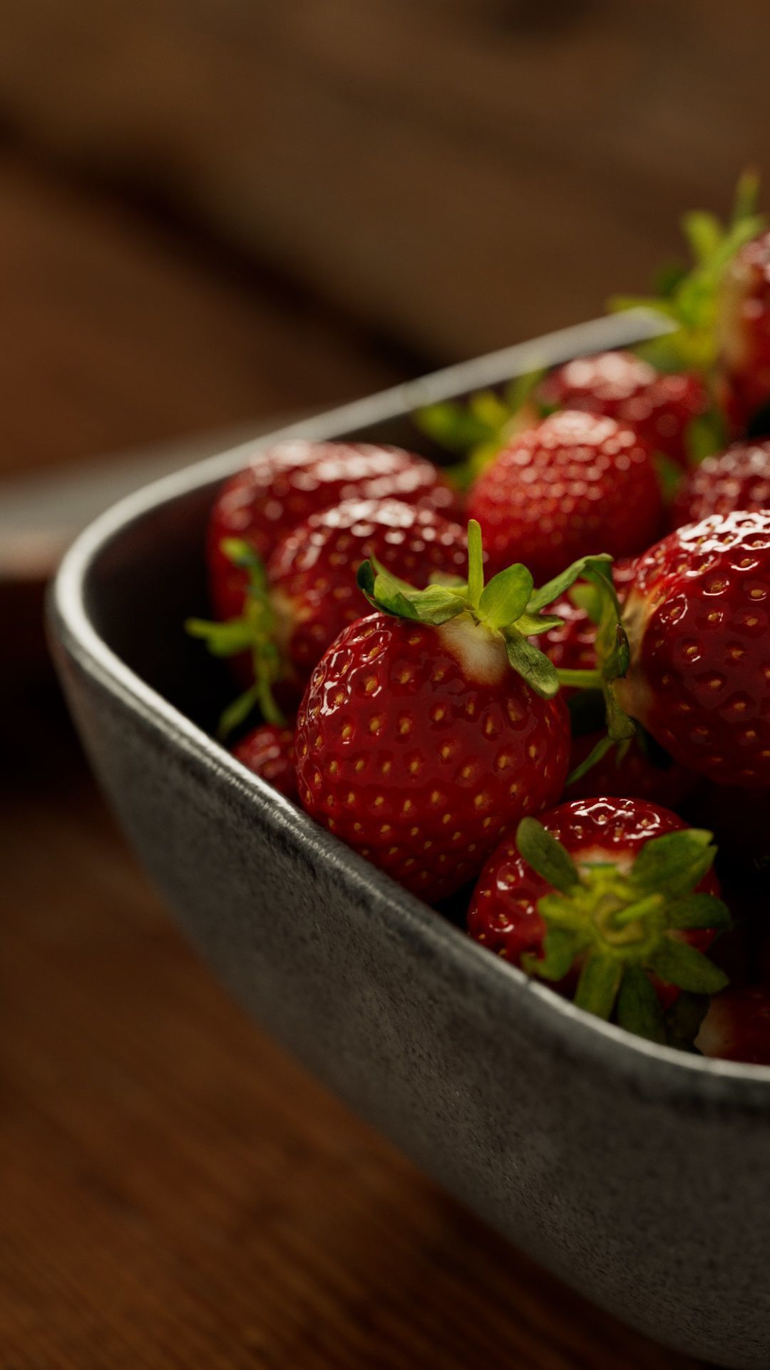 polypasta - strawberry studio scene 3D model_7