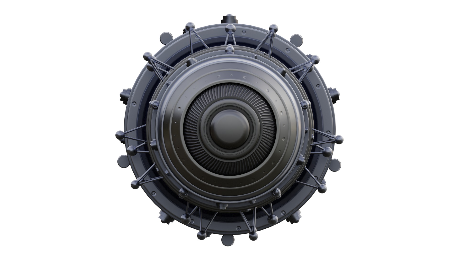 Interstellar Probe Low-poly 3D model_7