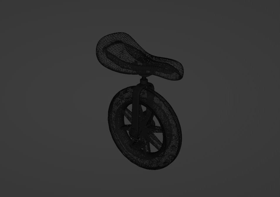 Unicycle 3D model_9