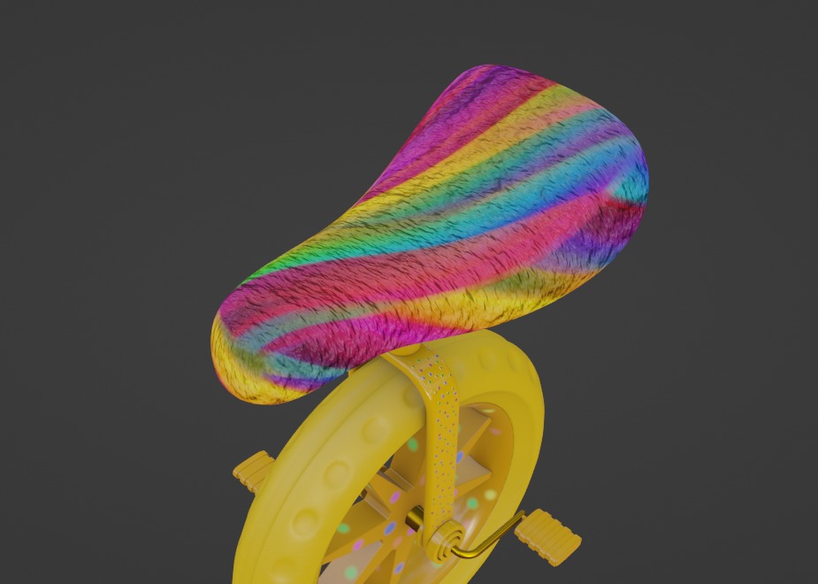Unicycle 3D model_6