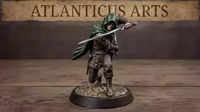 Male Elf Rogue - Eladrial Shadowshot - Shortswords