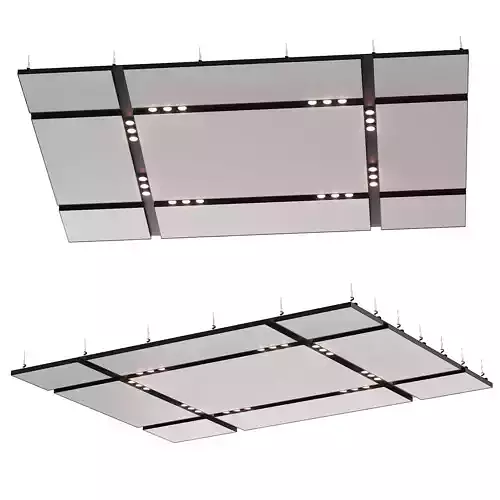 Suspended ceiling with backlight 33
