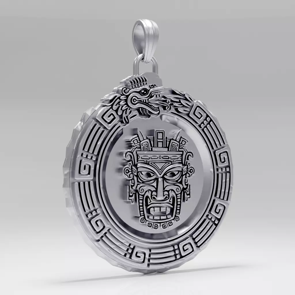 Mask Polynesia symbols - 3D printable model 3D print model