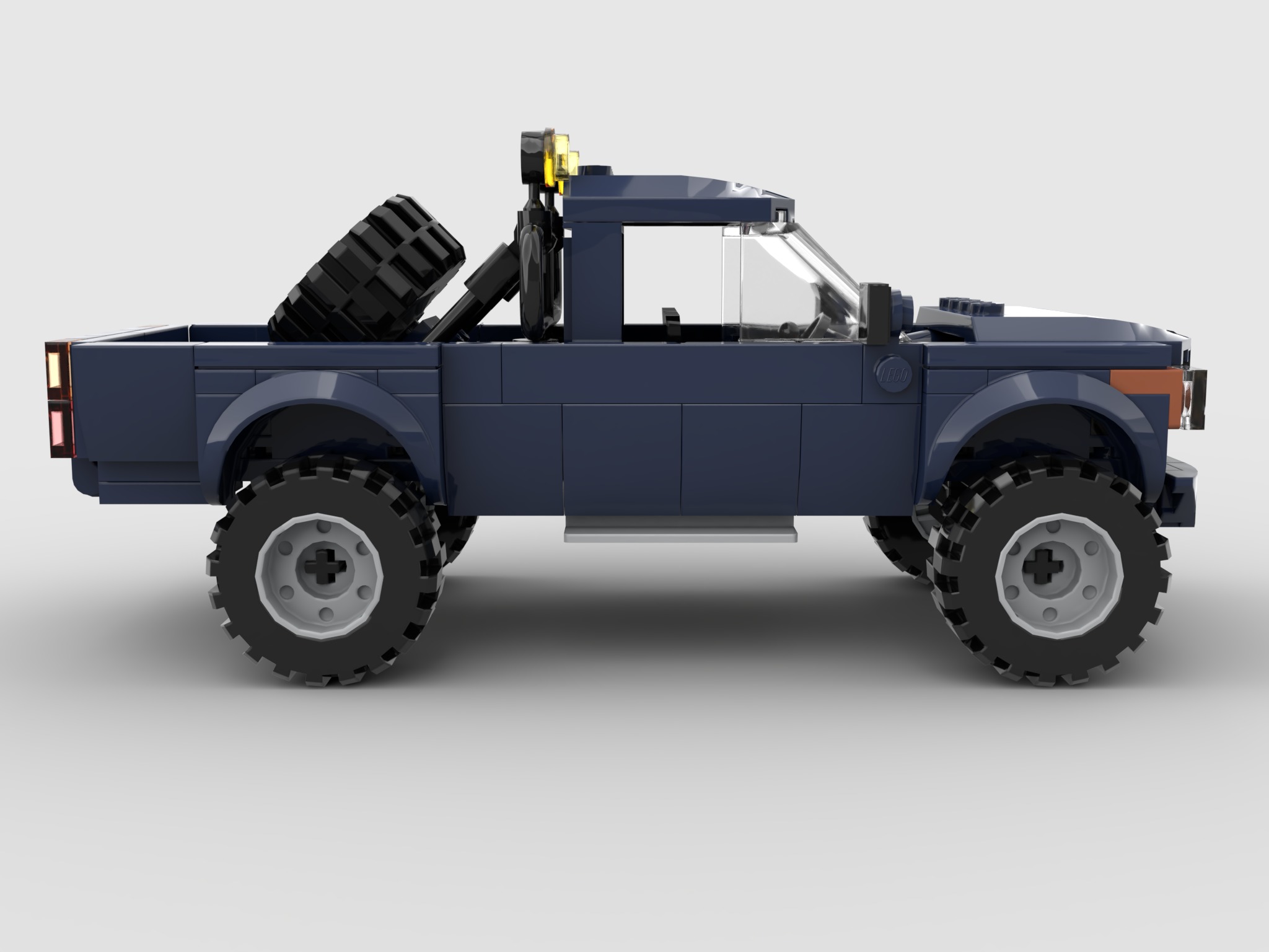 LEGO toys building blocks pickup trucks jeeps off-road vehicles 3D model_2