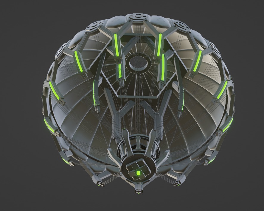 Future Parachute 3D model_3