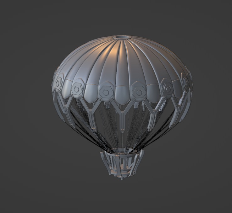 Future Parachute 3D model_6