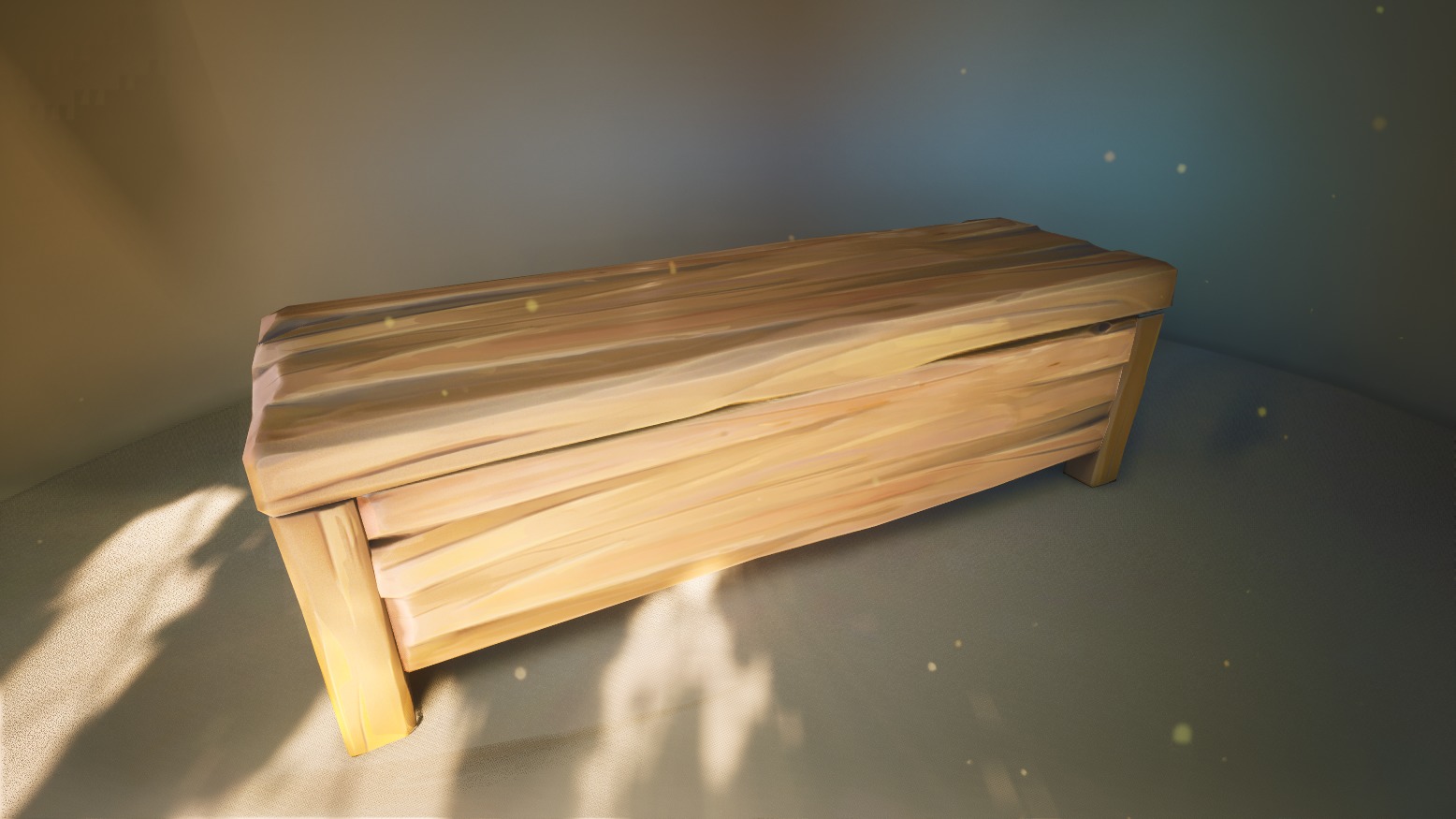 Stylized Buffet Low-poly 3D model_2