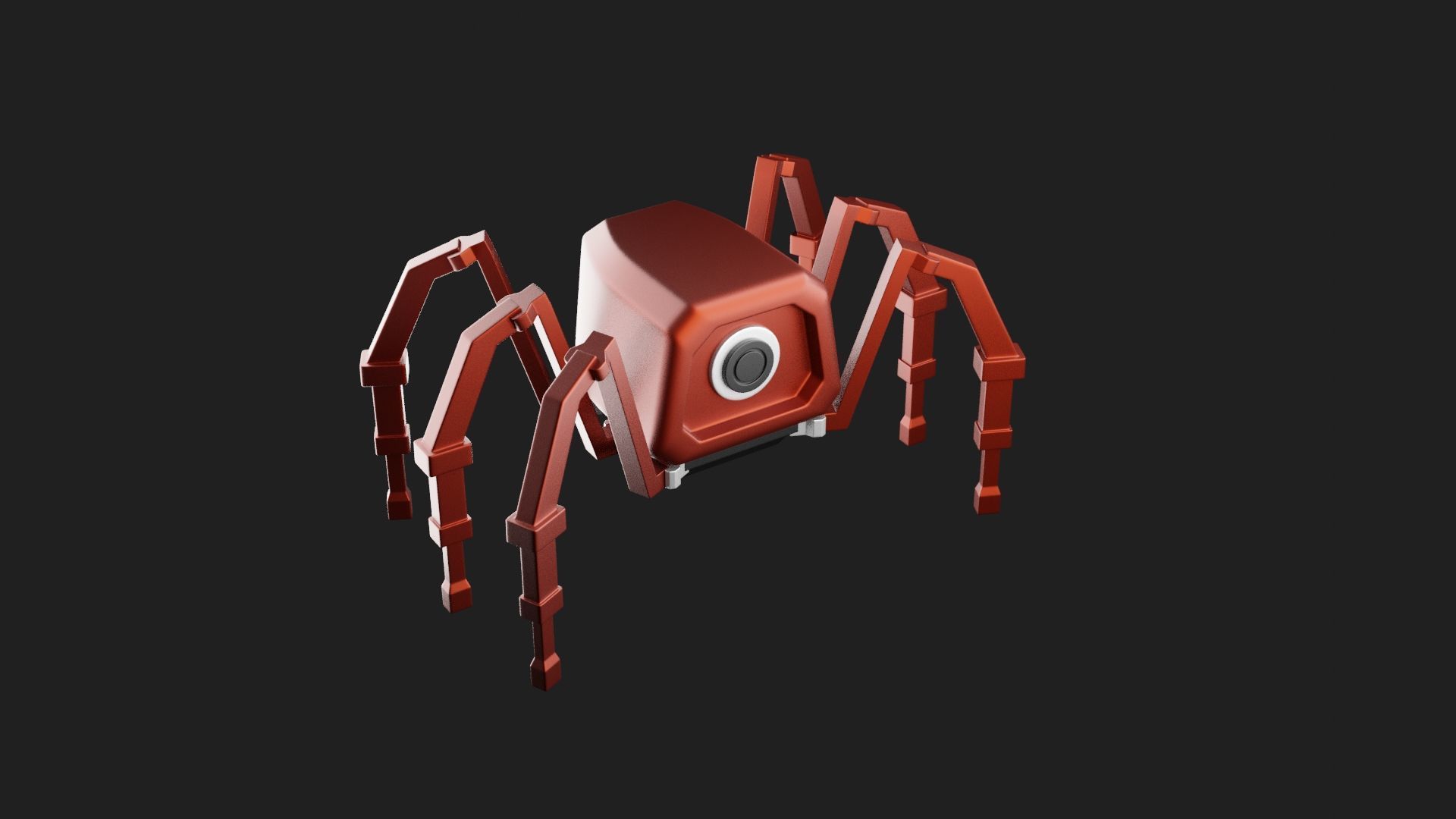 Spider Robotic 3D Model 3D print model_1