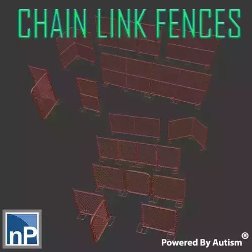Chain Link Fences 3D print model