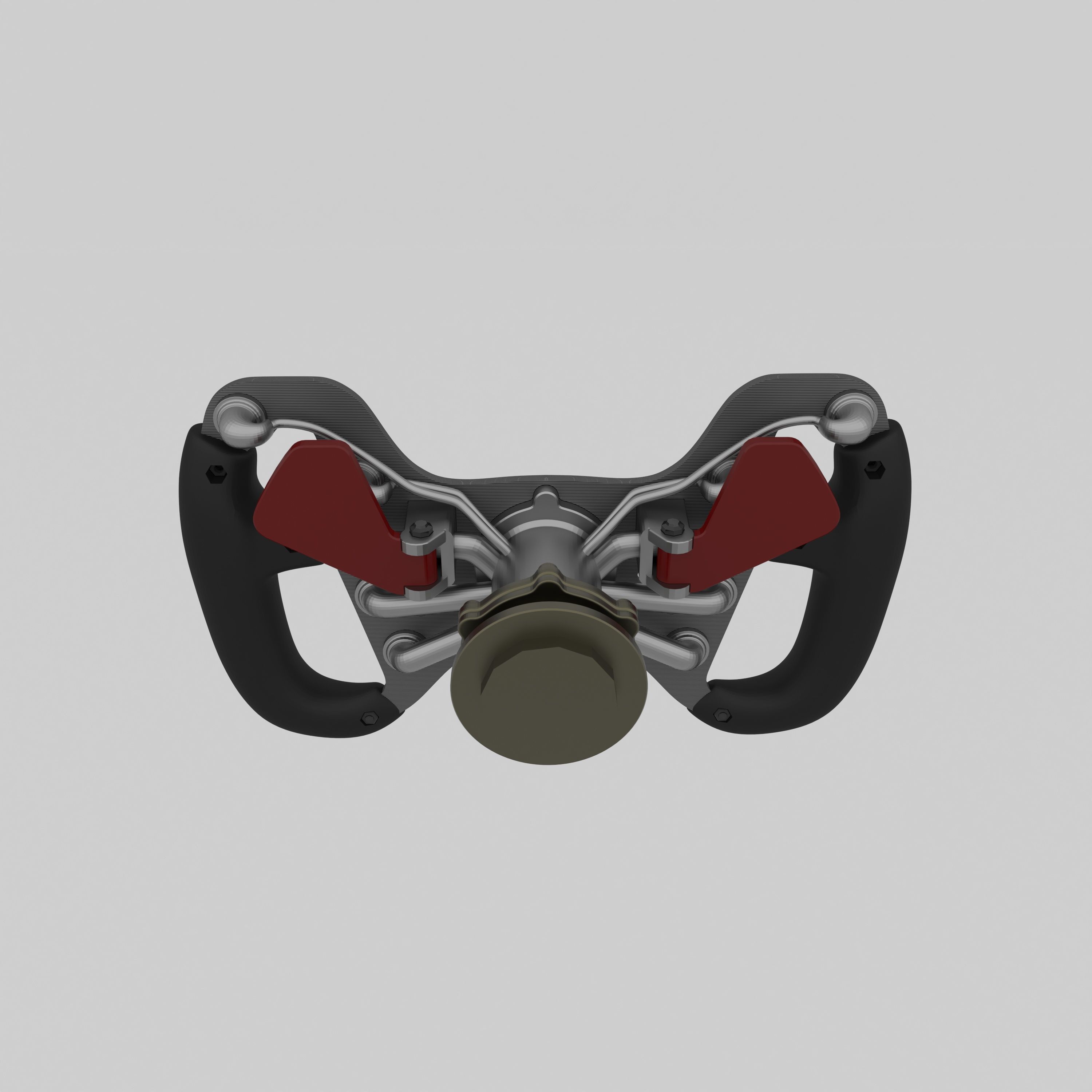 GT3 Racing Steering Wheel 3D Model for 3D Printing STL File 3D print model_6