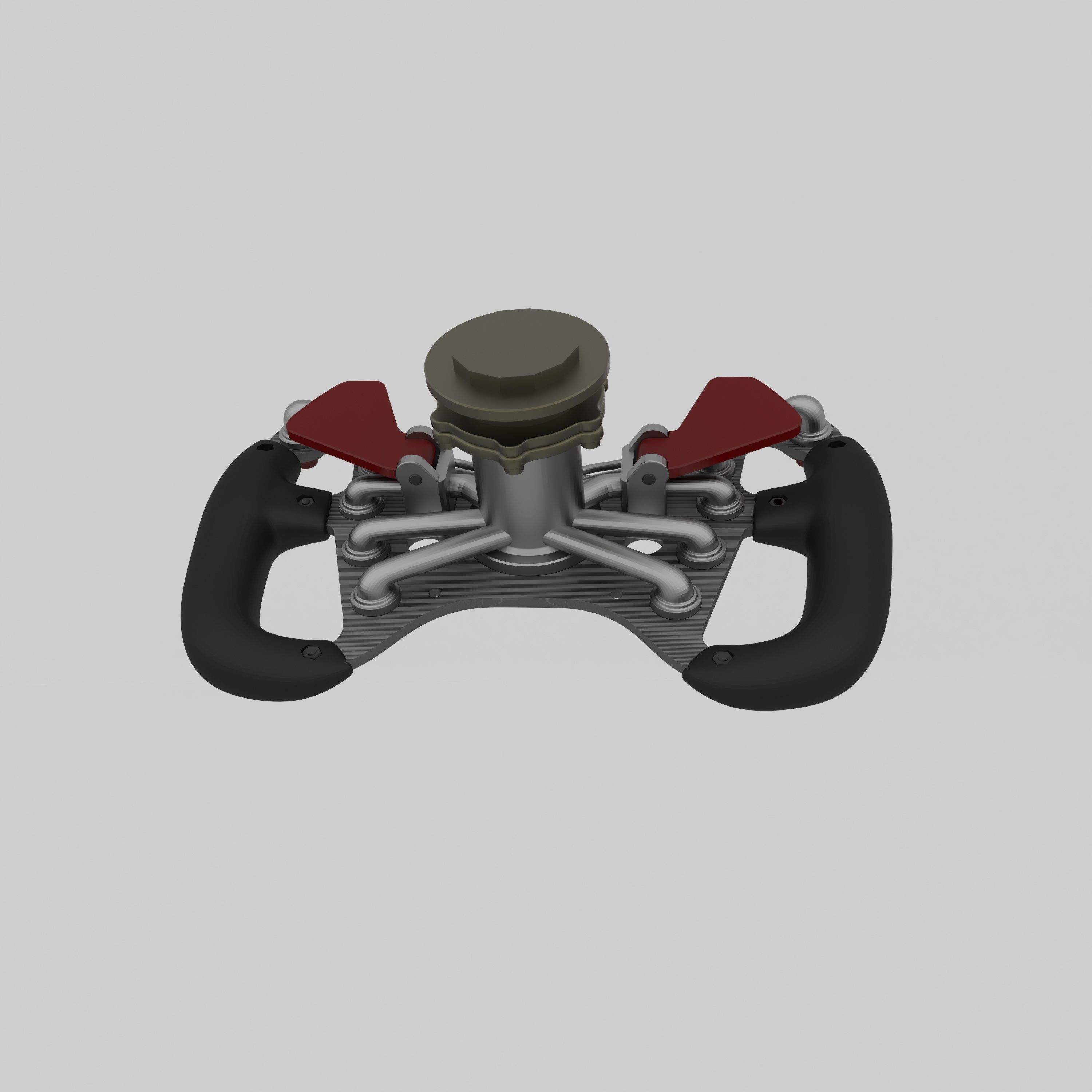 GT3 Racing Steering Wheel 3D Model for 3D Printing STL File 3D print model_4