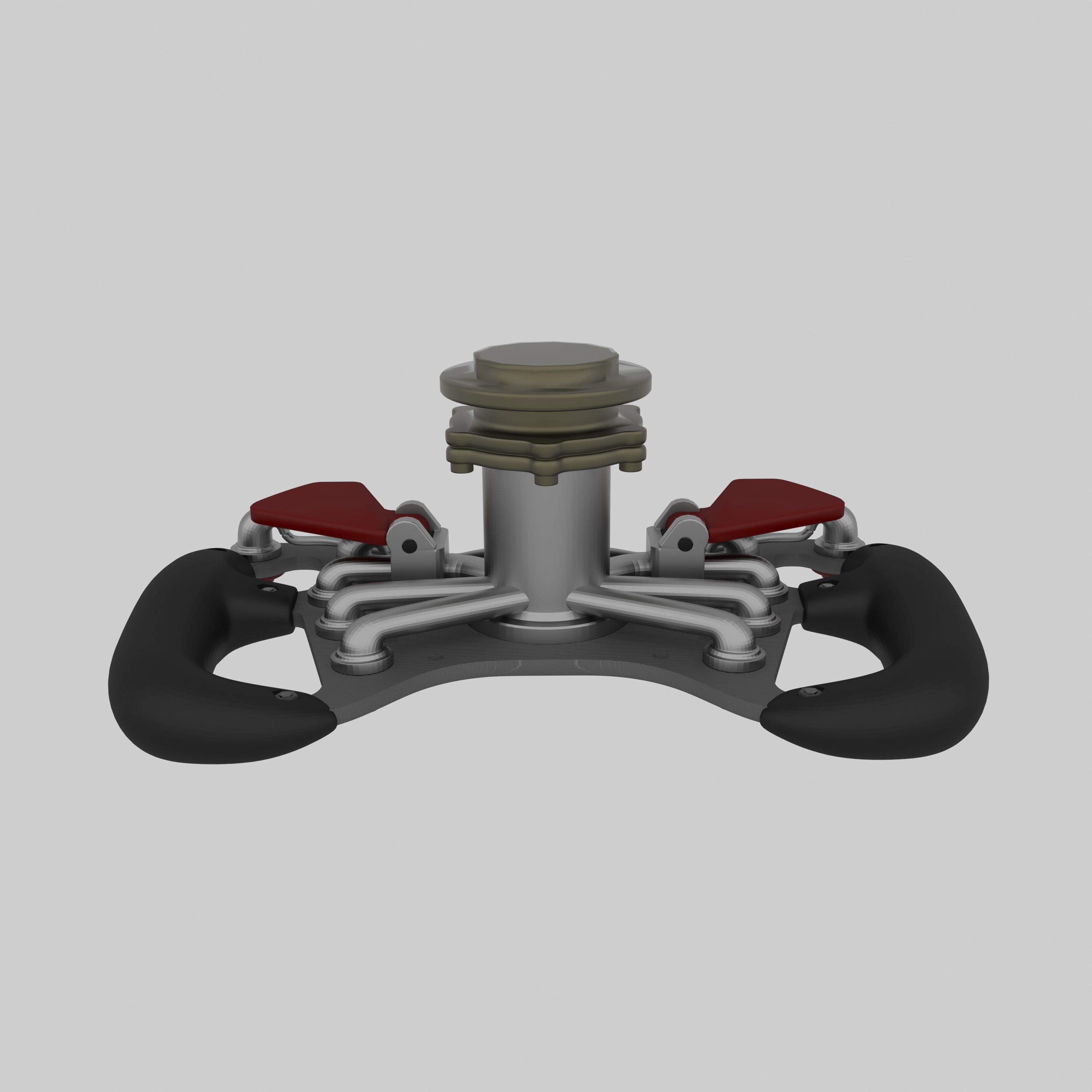 GT3 Racing Steering Wheel 3D Model for 3D Printing STL File 3D print model_5