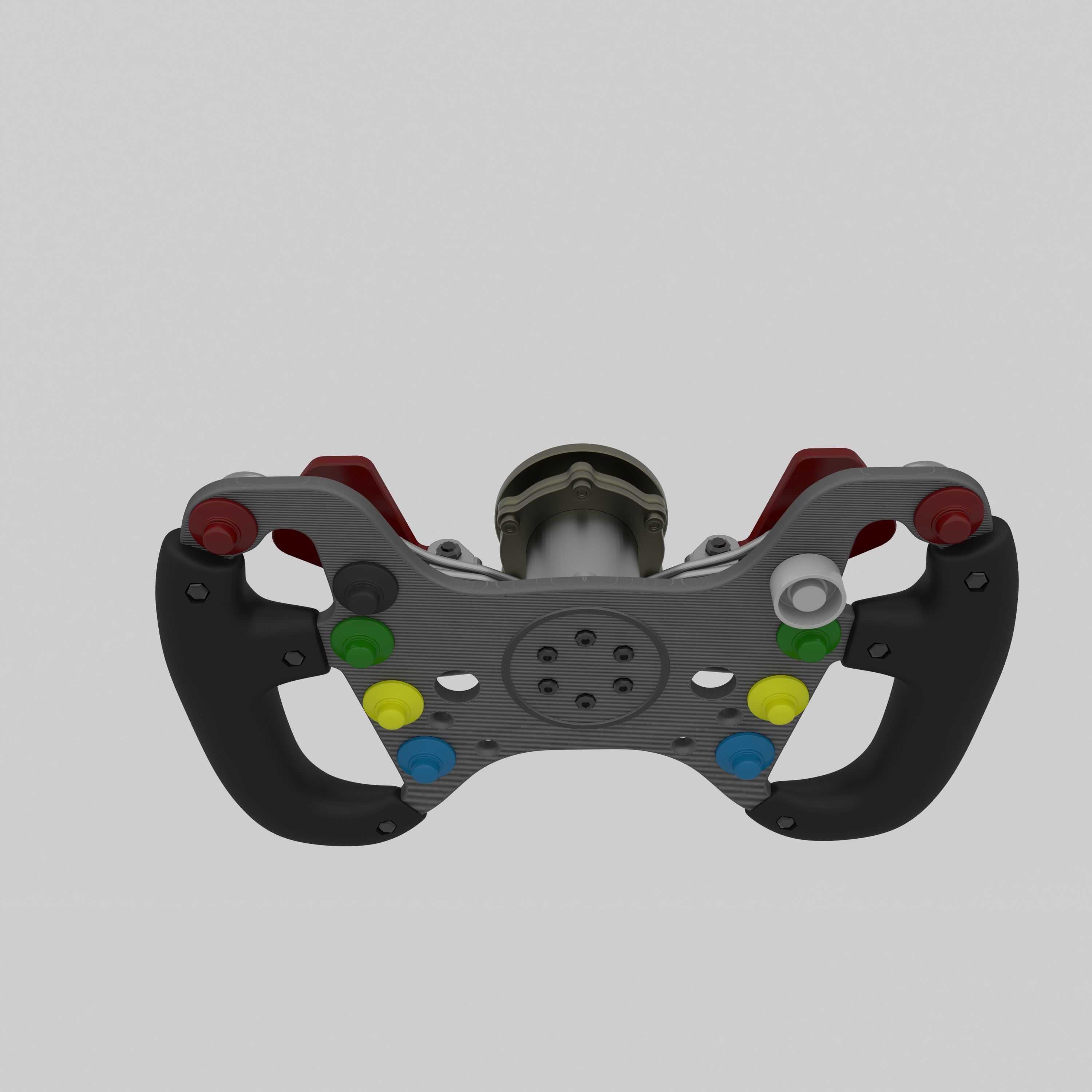 GT3 Racing Steering Wheel 3D Model for 3D Printing STL File 3D print model_2