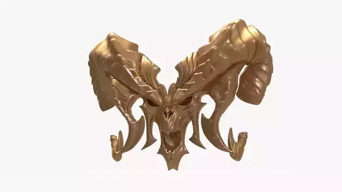 Diablo Crest 3D Printable Sculpture