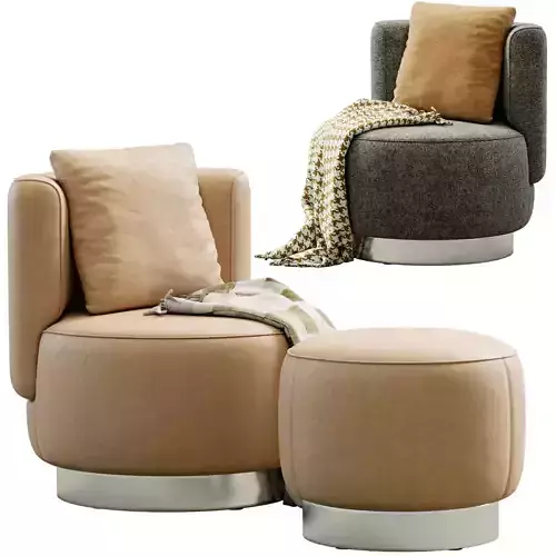 Yves Round Armchair