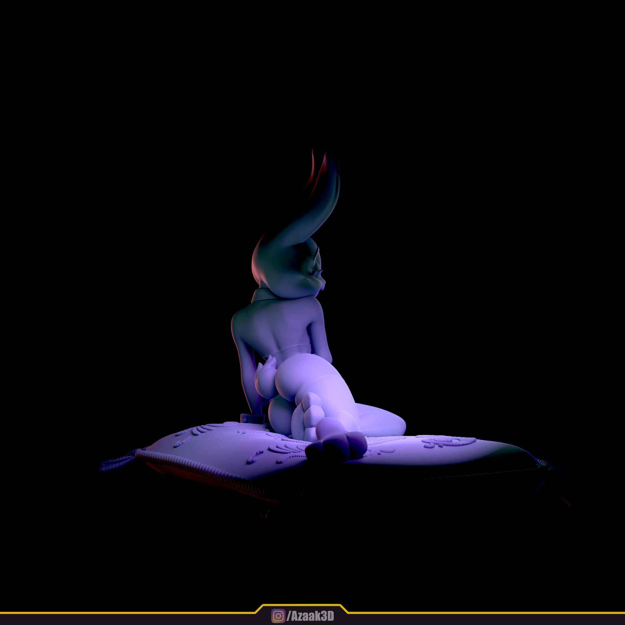 Judy Hopps - Bunnysuit Collection With NSFW variant 3D print model_23