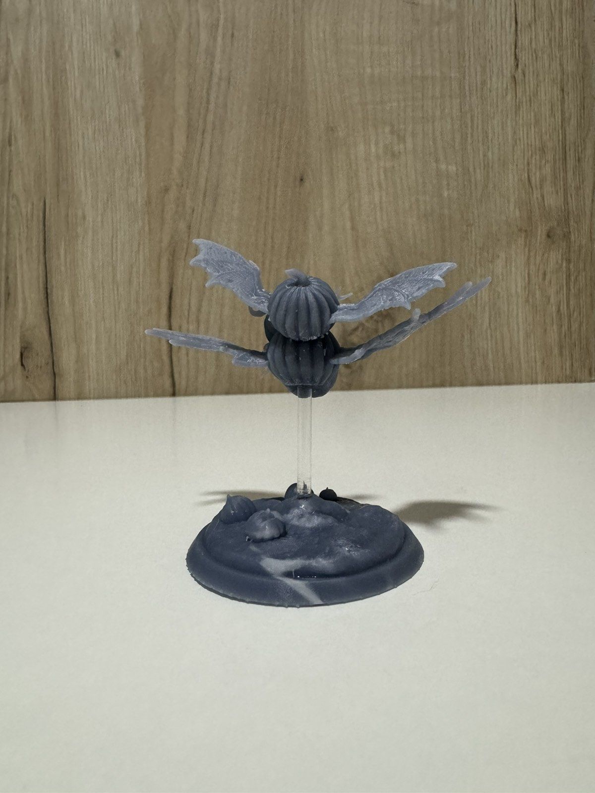 Scary Flying Pumpkins with wings horror miniature 3D print model_4