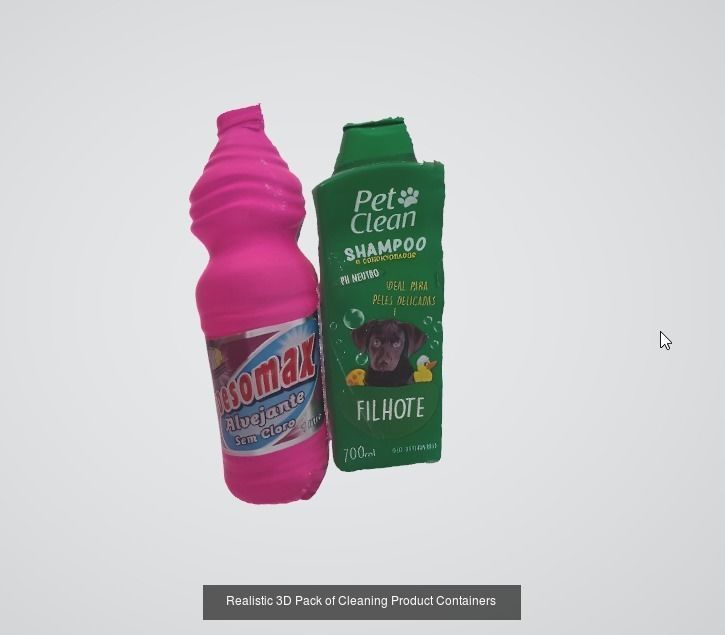 8 in 1 Quality Low Poly objects 3D Model Collection_7